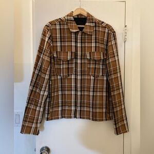 Men’s Rag & Bone Plaid Shirt Jacket M